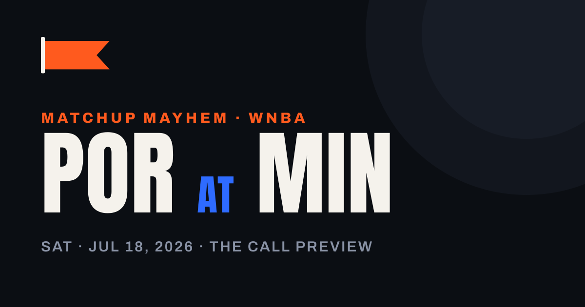 Fire at Lynx: Minnesota's 88.2% Favorite Without Its Best Player — Again — matchup card